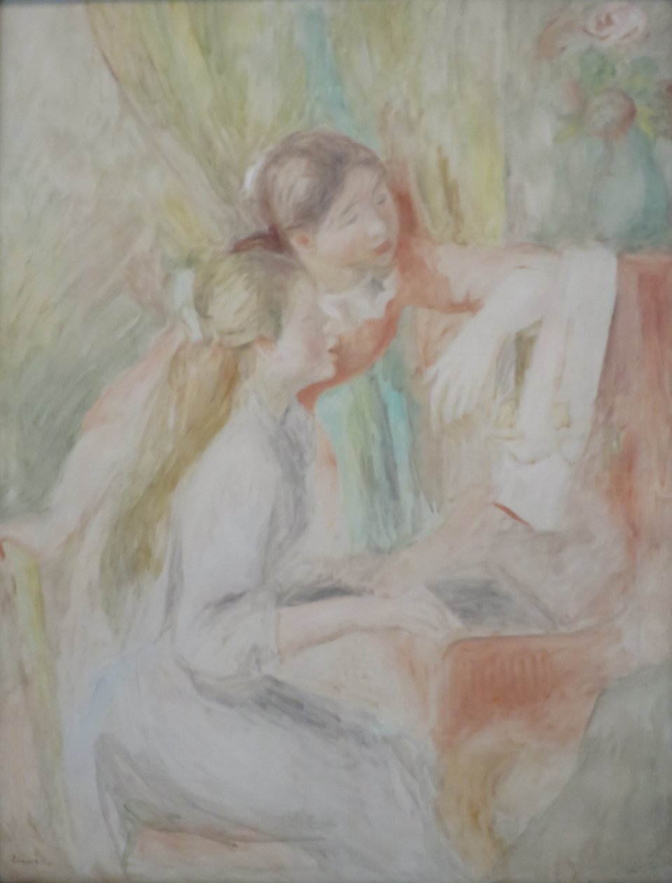 Ragazze al pianoforte da Pierre Auguste Renoir