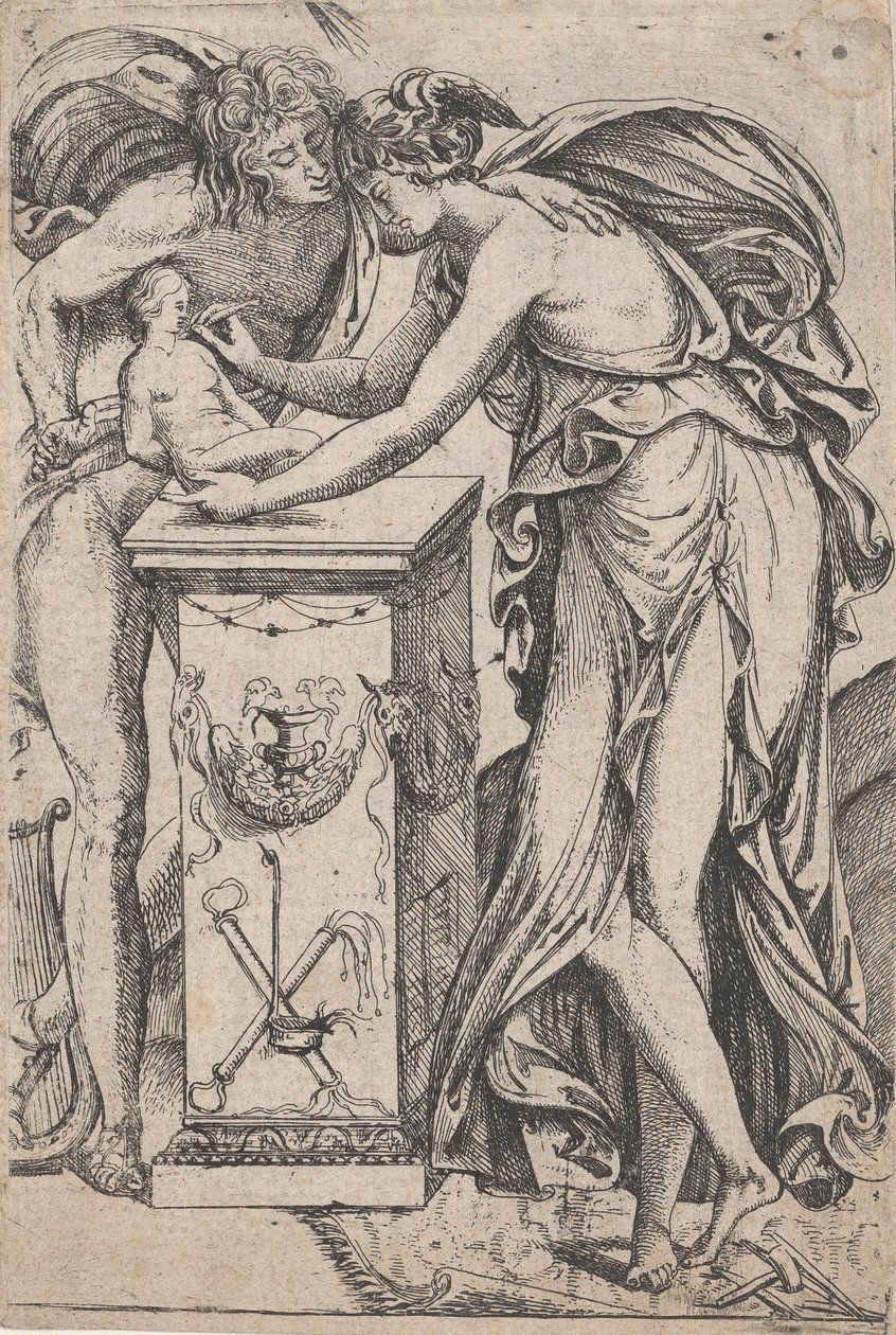 Apollo e lo spirito della scultura da Pierre Biard