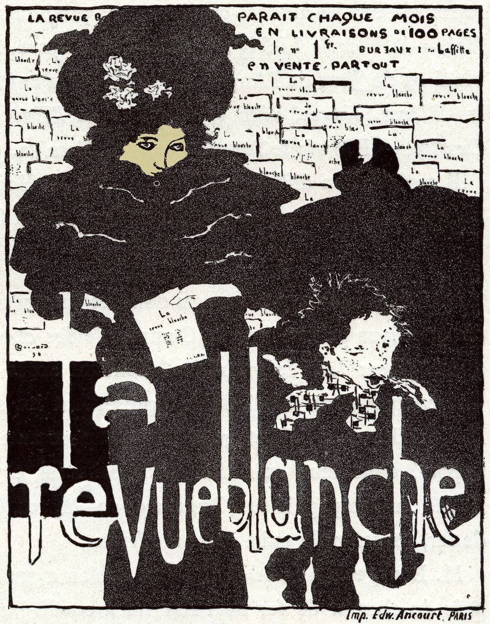 Art. La Revue Blanche. Poster di Pierre Bonnard, Francia da Pierre Bonnard