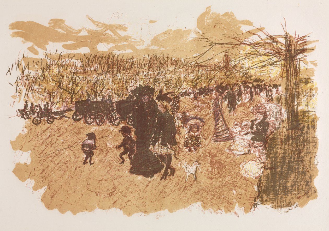 Avenue du Bois de Boulogne da Pierre Bonnard