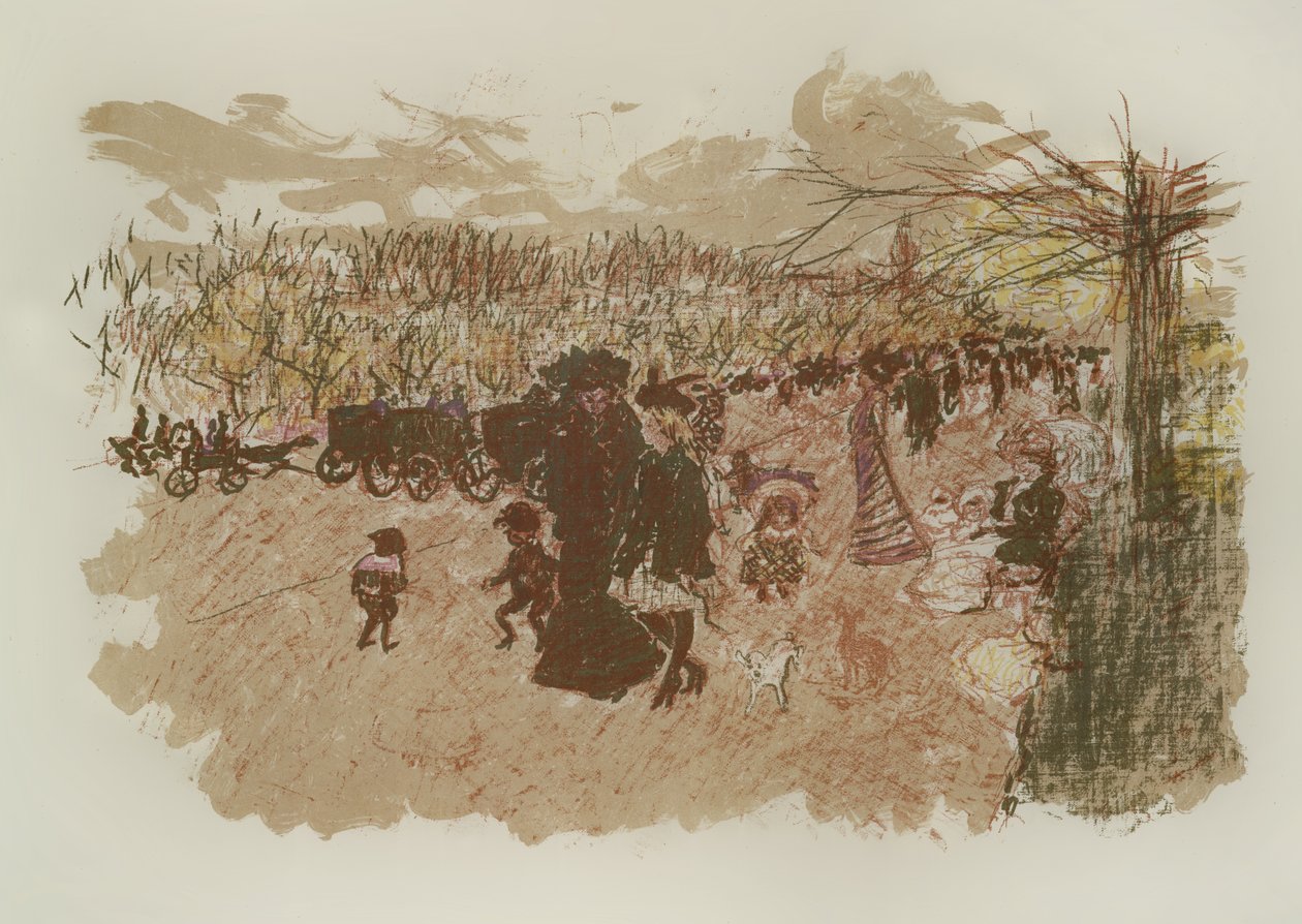 Viale nel Bois de Boulogne da Pierre Bonnard