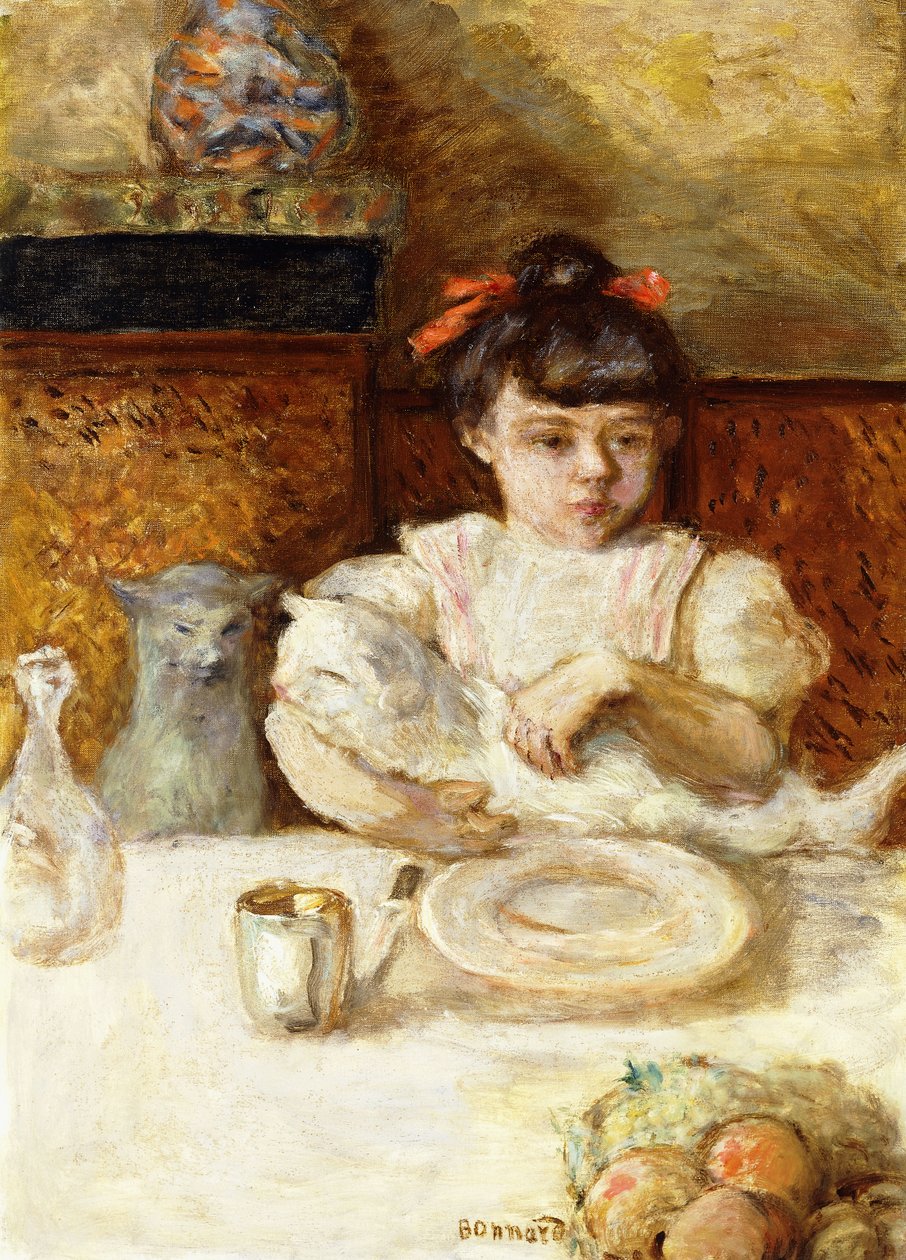 Bambino e Gatti, c.1906 da Pierre Bonnard