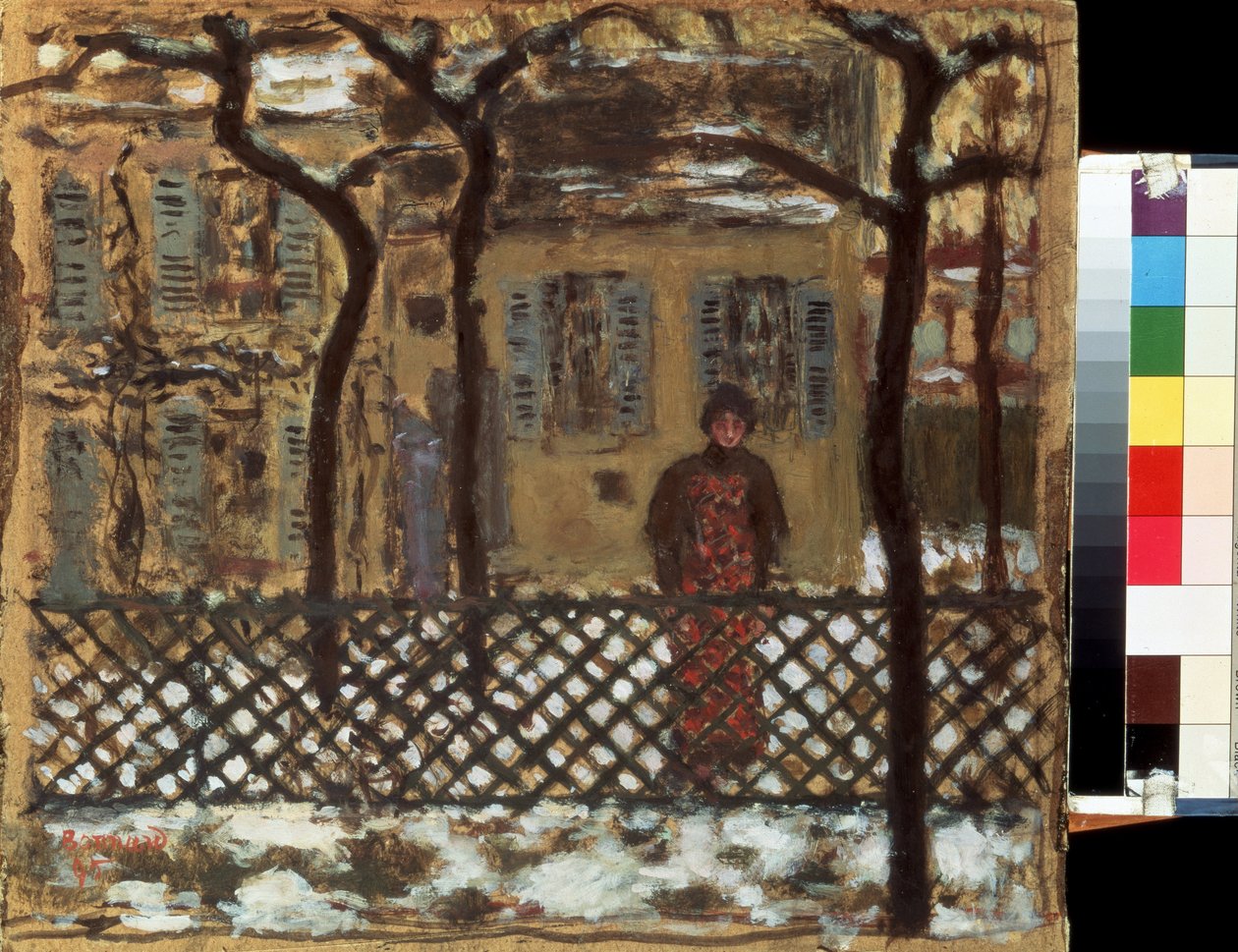 Dietro la recinzione da Pierre Bonnard