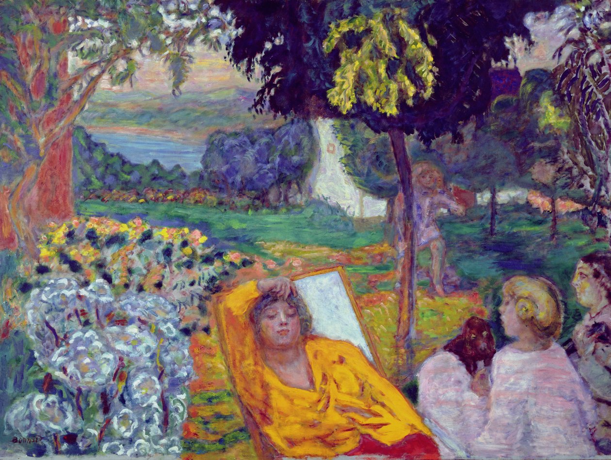 Sera (o Siesta o In un Giardino Meridionale) 1914 da Pierre Bonnard