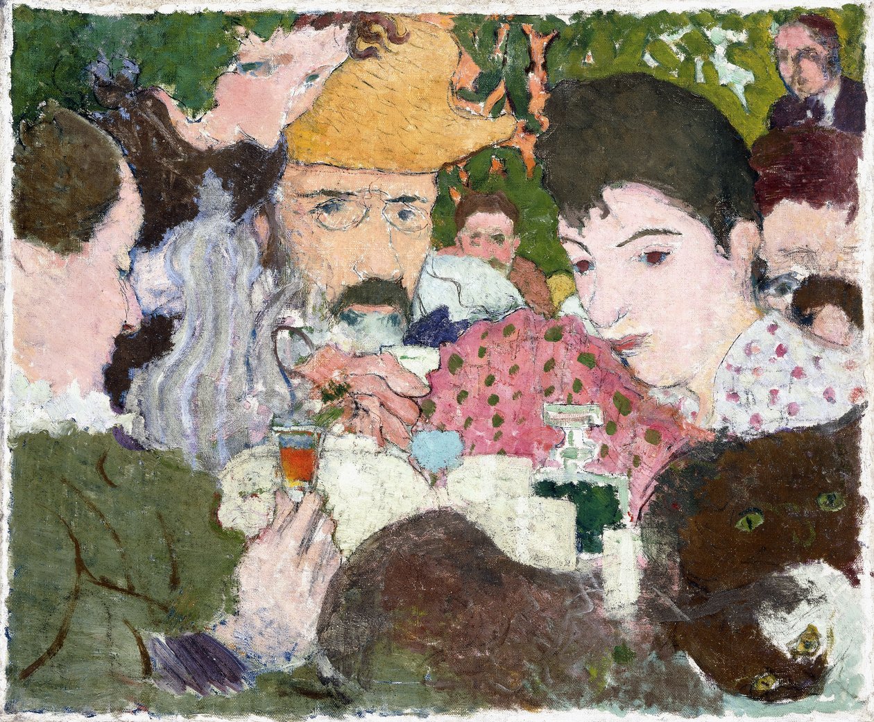 Degustazione in giardino da Pierre Bonnard