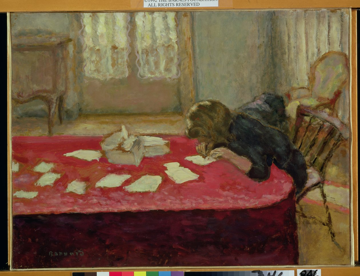 Ragazza che scrive da Pierre Bonnard