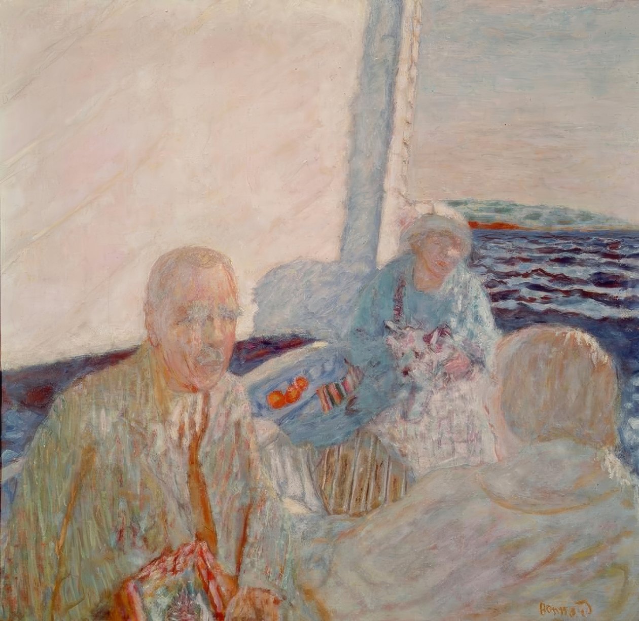 In barca a vela da Pierre Bonnard