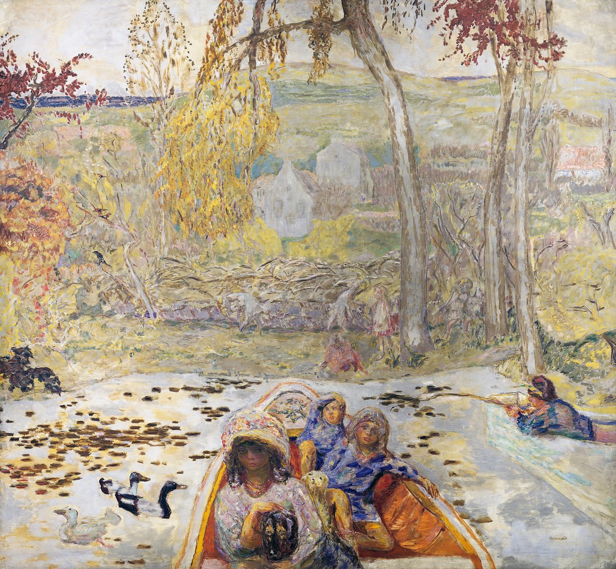 In una barca da Pierre Bonnard