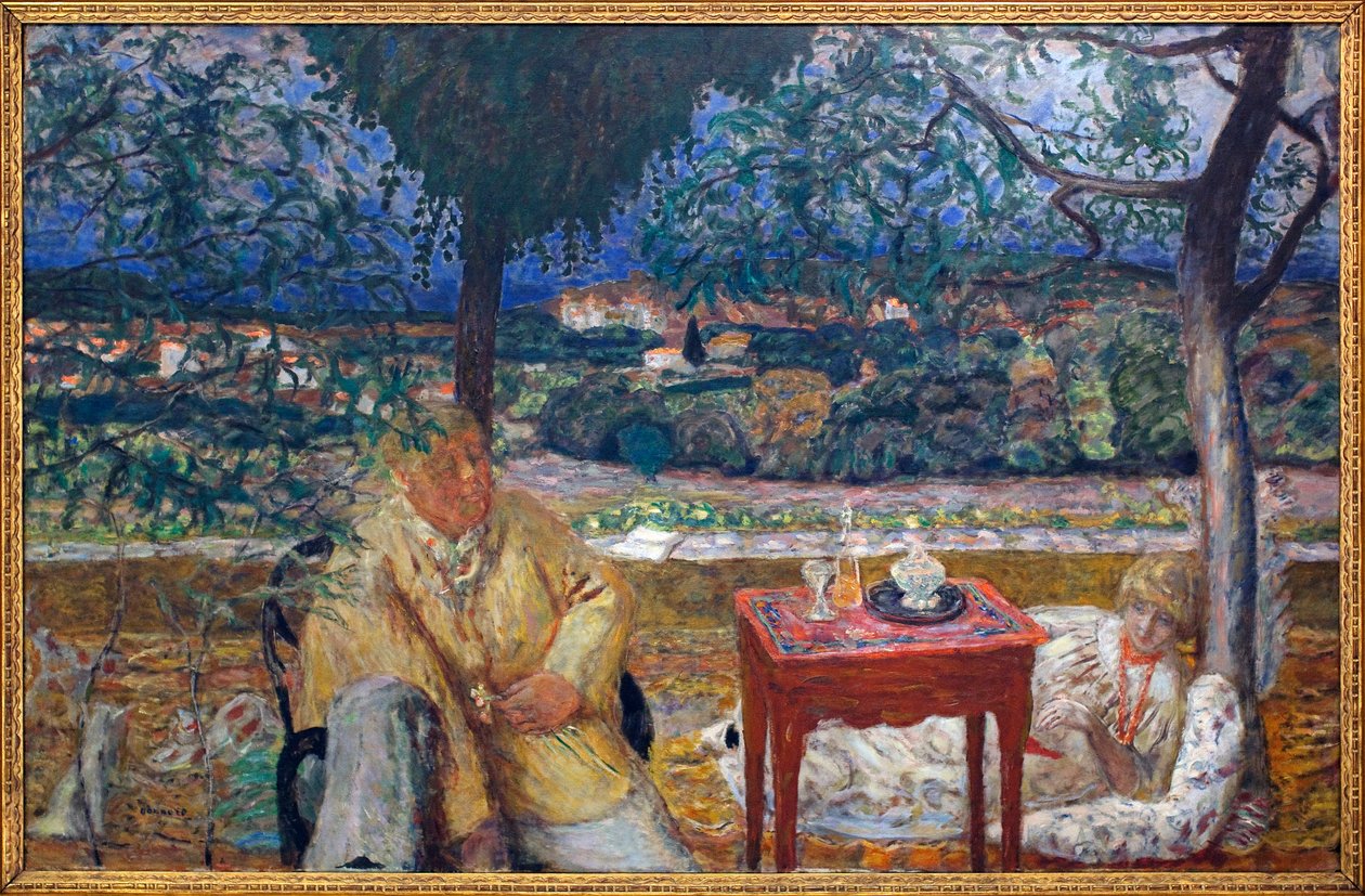 Nel giardino (conversazione in Provenza) da Pierre Bonnard