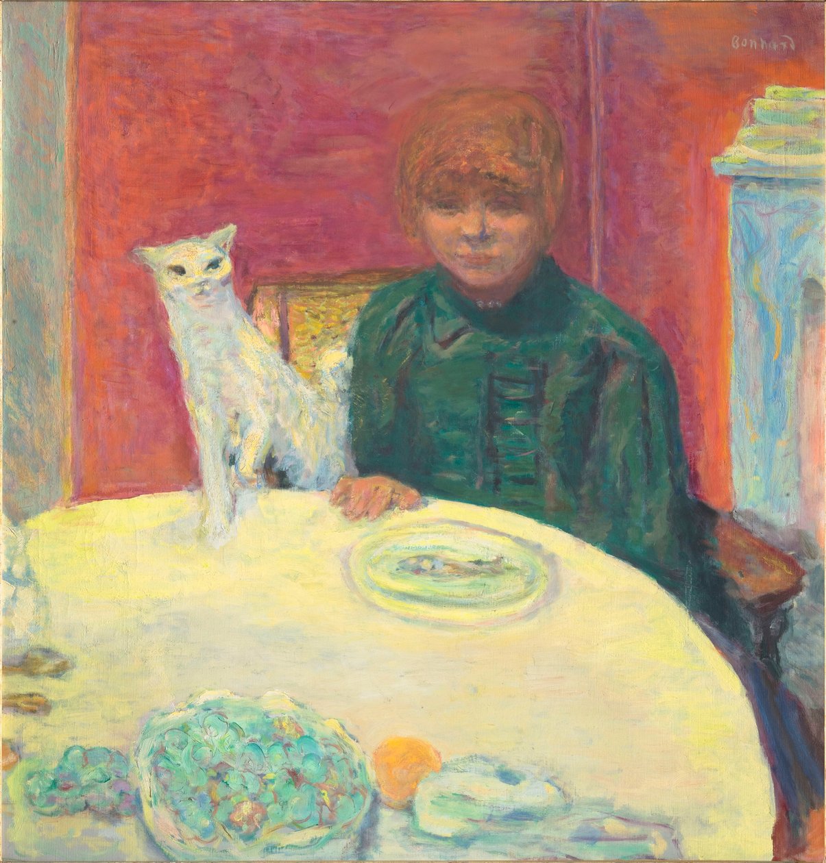 La femme au chat, 1912 da Pierre Bonnard