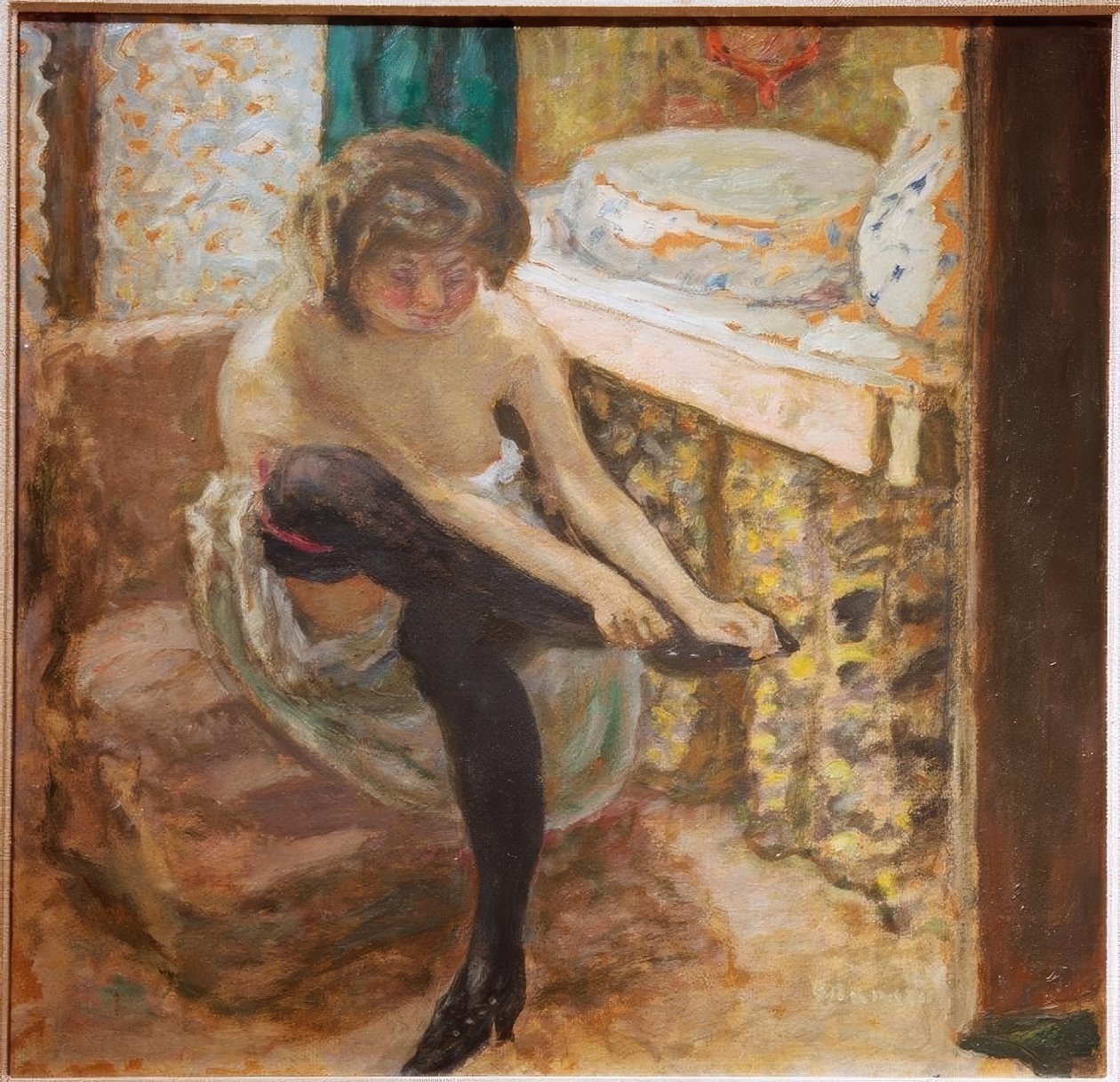 La donna con le calze nere da Pierre Bonnard