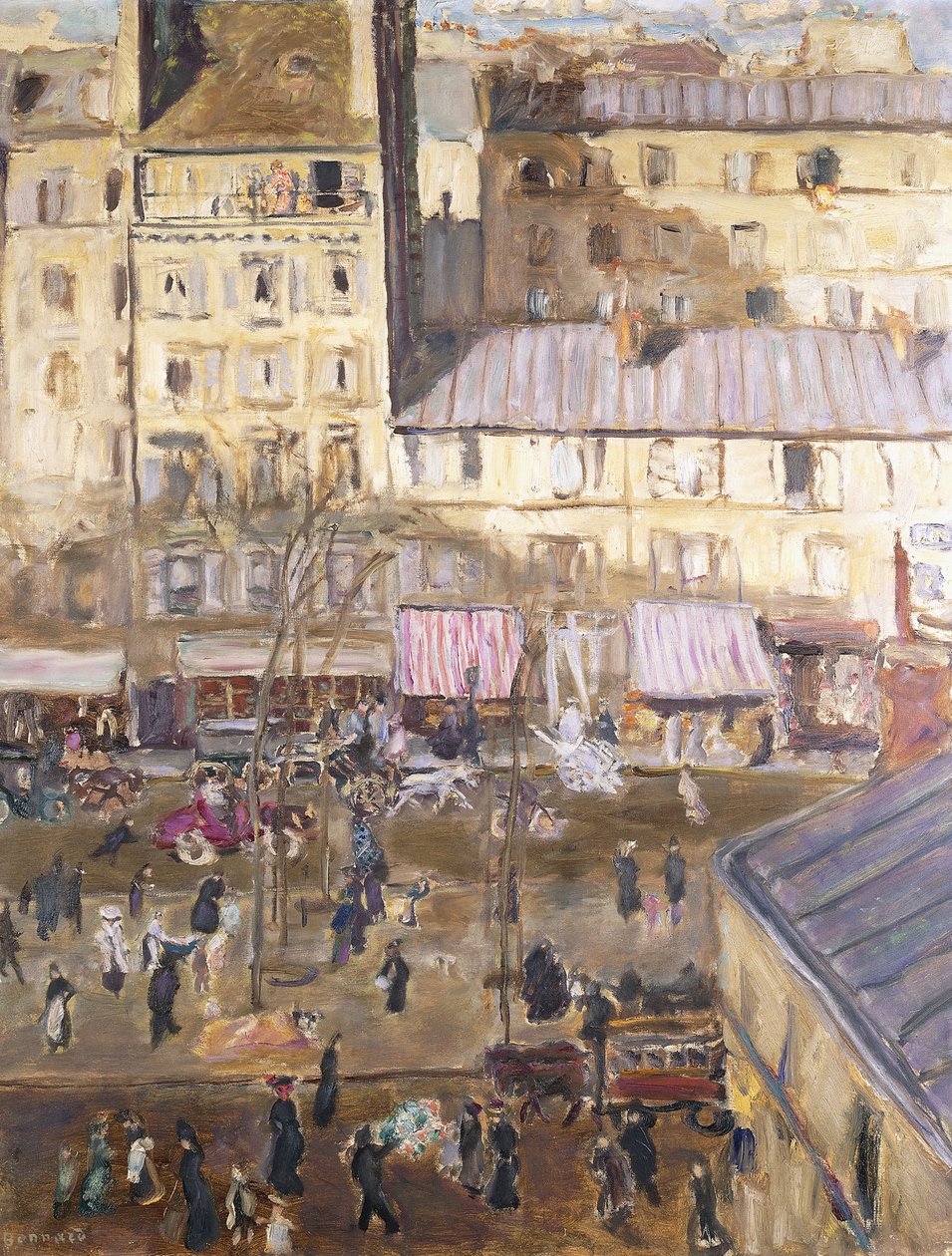 Le Boulevard Exterieur: Boulevard de Clichy e Angolo di Rue de Douai, c.1904 da Pierre Bonnard