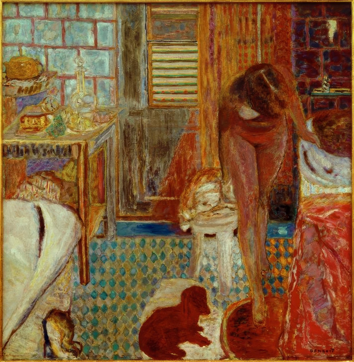 Il gabinetto da toilette da Pierre Bonnard