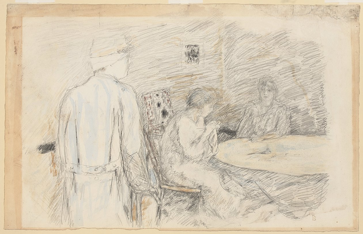 Il congedato (il ferito nella sua famiglia) da Pierre Bonnard
