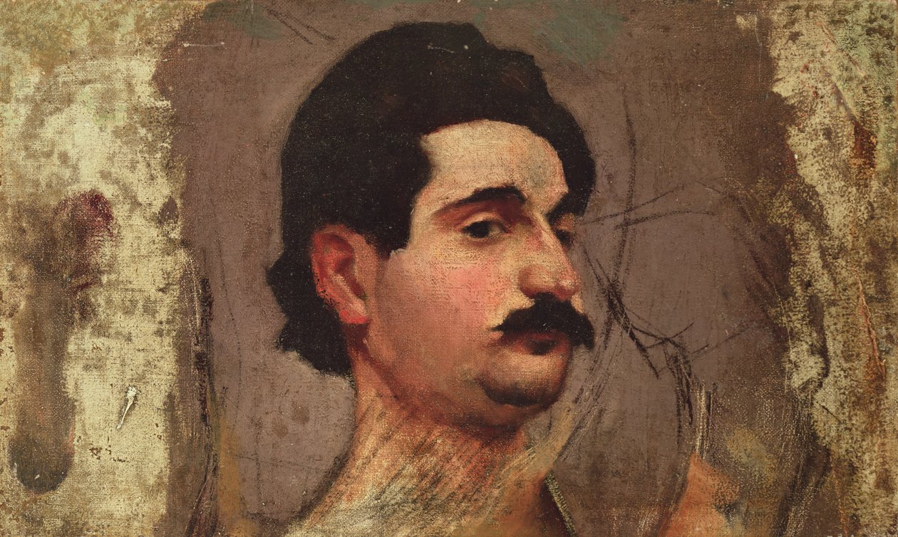 Uomo con i baffi, c.1887-88 da Pierre Bonnard