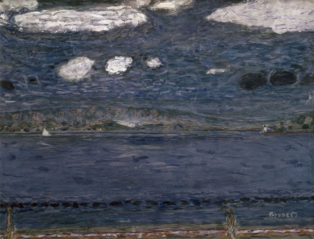 Mediterraneo – 1941/44 – 48,3 × 63,2 cm – gouache e matita su carta da Pierre Bonnard