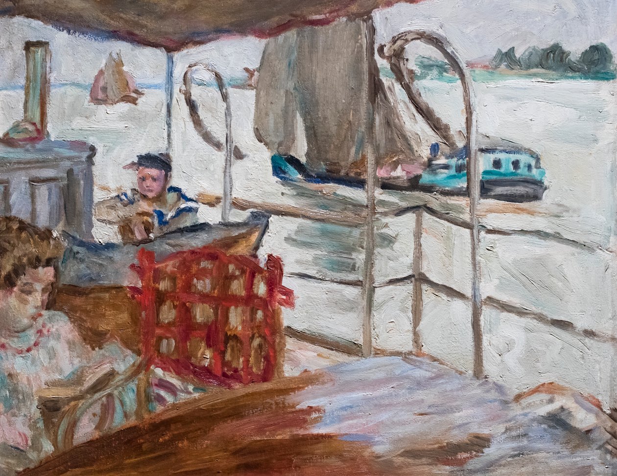 Misia Sert sulla nave di Edwards, 1905 circa (olio su tela) da Pierre Bonnard