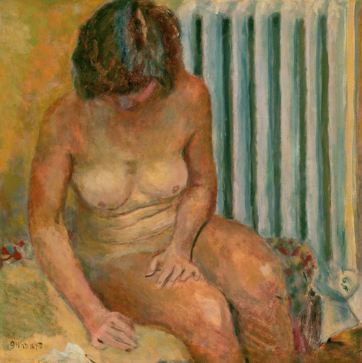 Nudo vicino al radiatore, 1928 da Pierre Bonnard