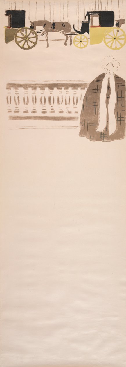 Passeggiata delle bambinaie, Frieze of Carriages, 1895 da Pierre Bonnard