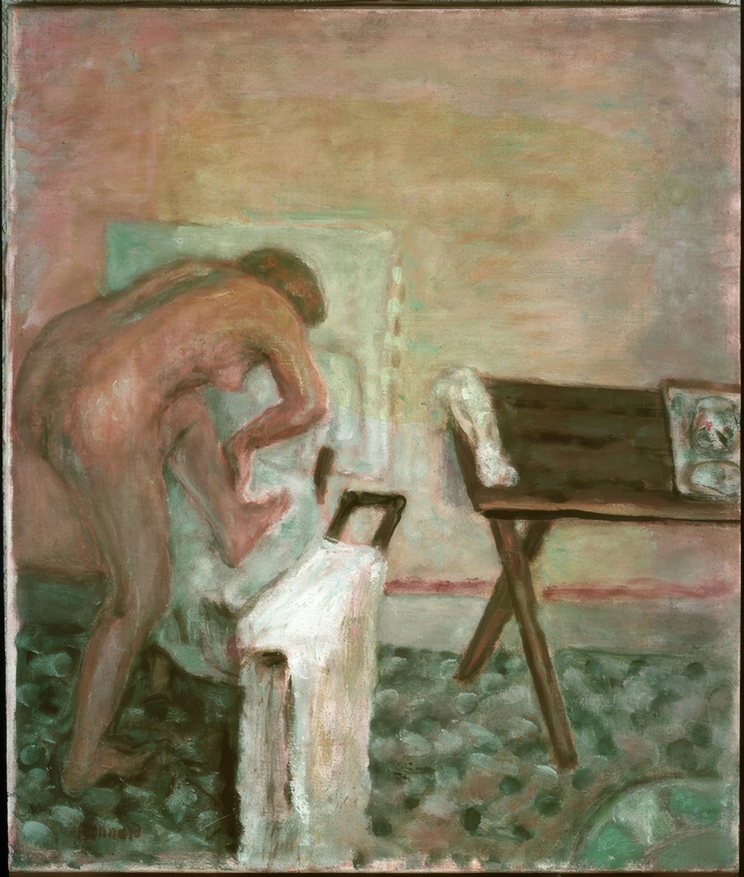 Piccolo nudo inclinato da Pierre Bonnard