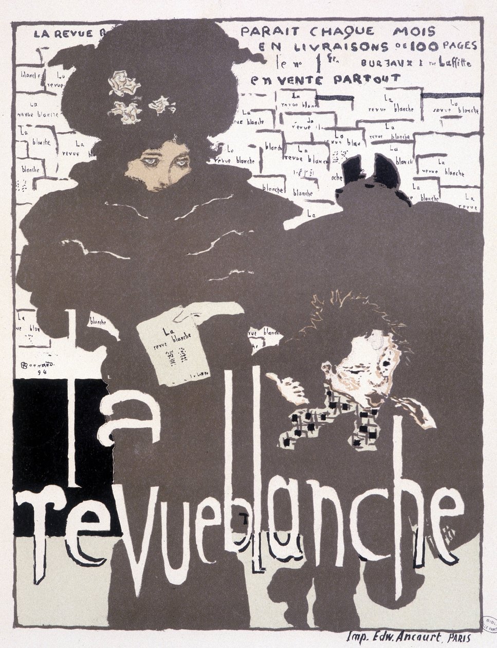 Manifesto per La Revue blanche (illustrazione di Pierre Bonnard) da Pierre Bonnard