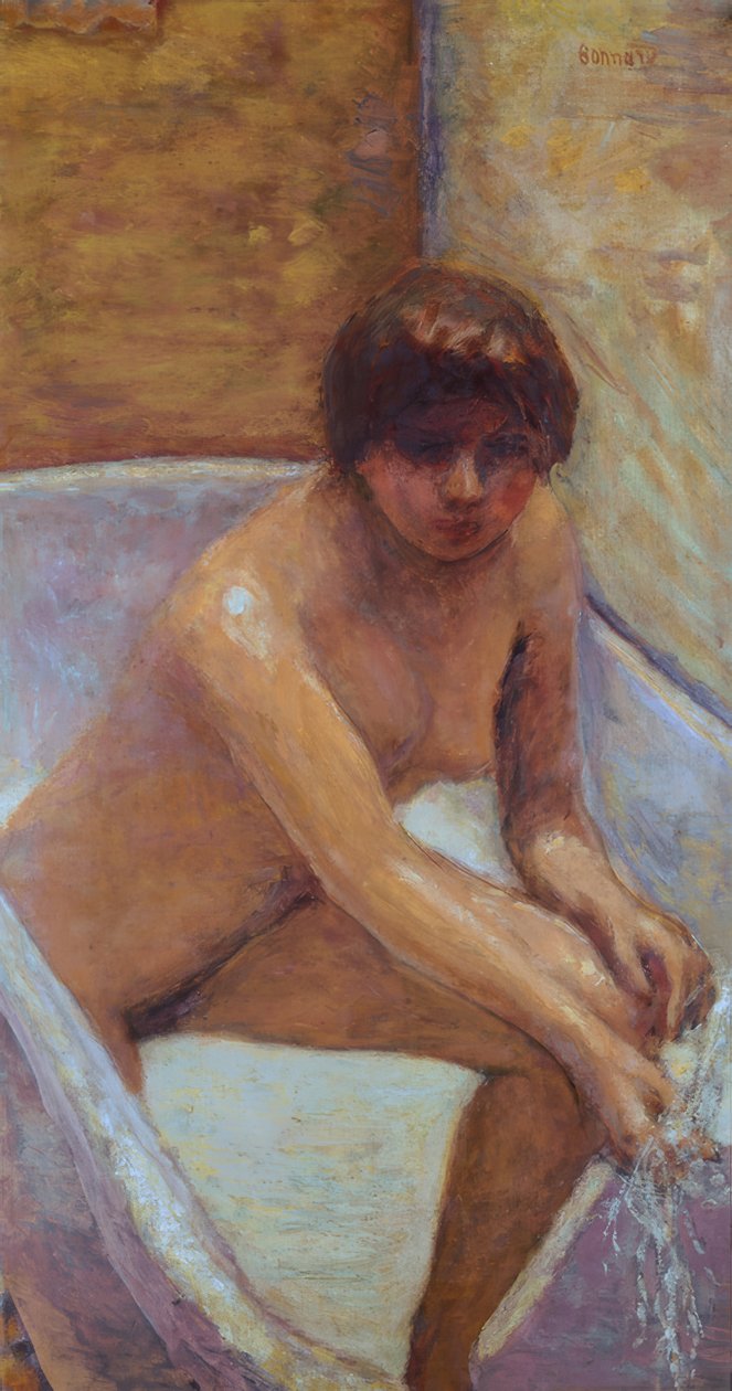 Uscita dal bagno da Pierre Bonnard