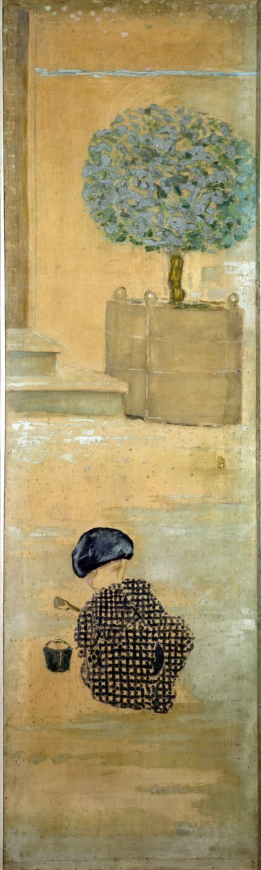 Il Bambino con un Castello di Sabbia, o Il Bambino con un Secchiello, 1894 da Pierre Bonnard