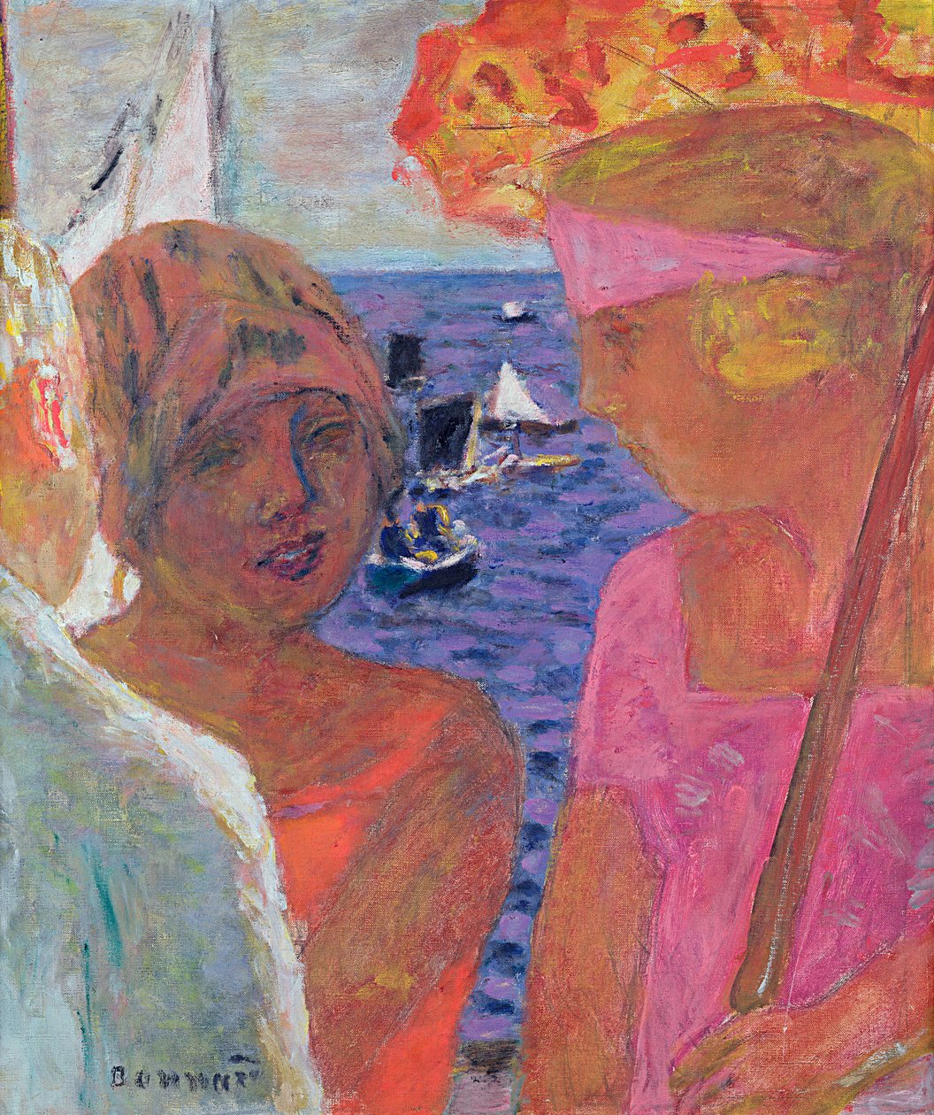 La conversazione ad Arcachon, 1926 da Pierre Bonnard
