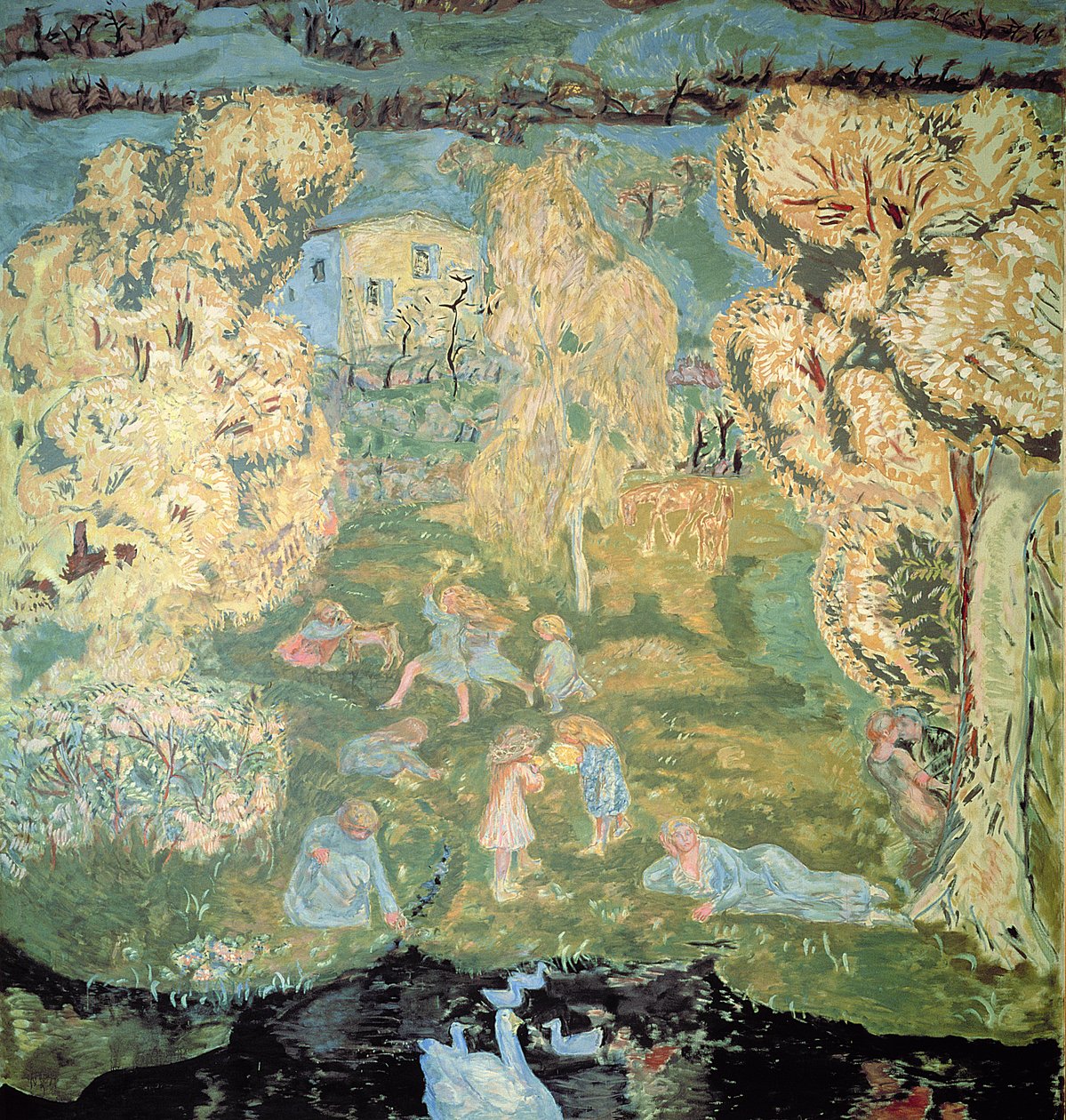 I primi giorni di primavera in campagna, 1912 da Pierre Bonnard