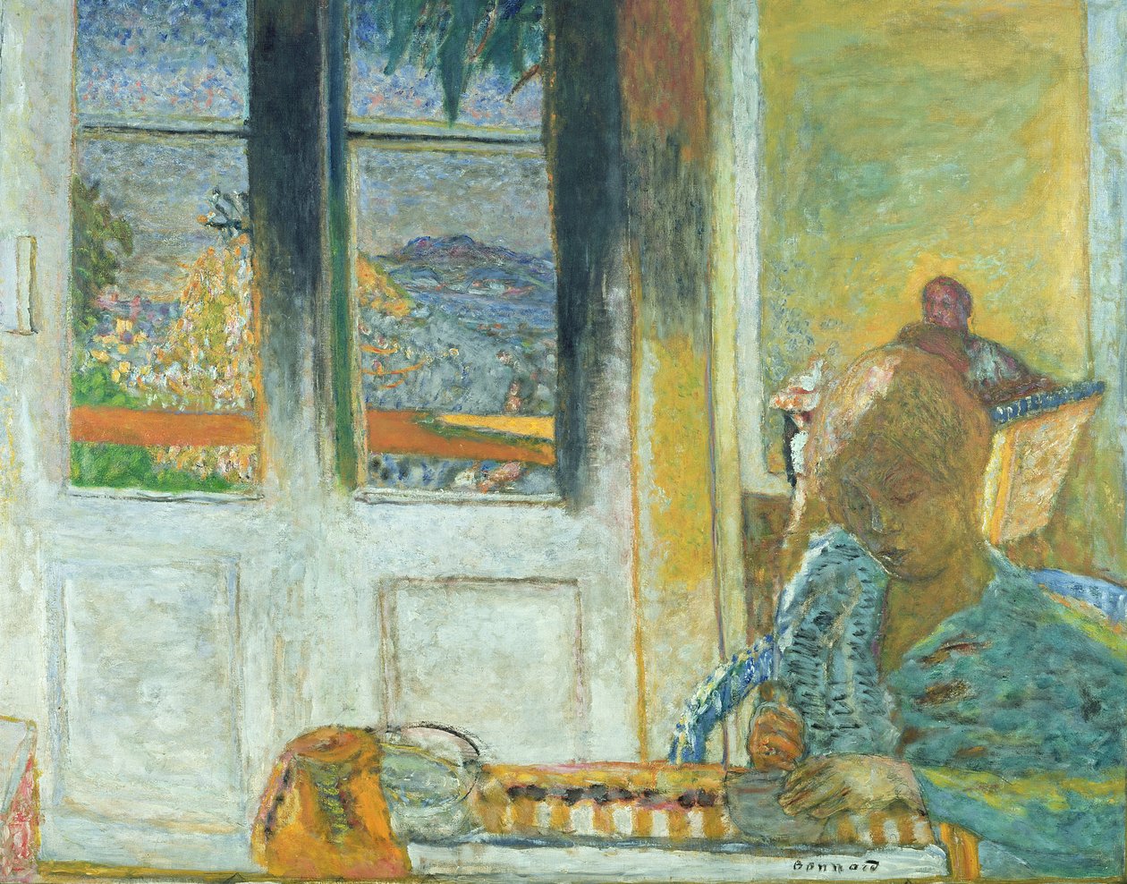 Le Finestre Francesi o, Mattina a Le Cannet, 1933 da Pierre Bonnard