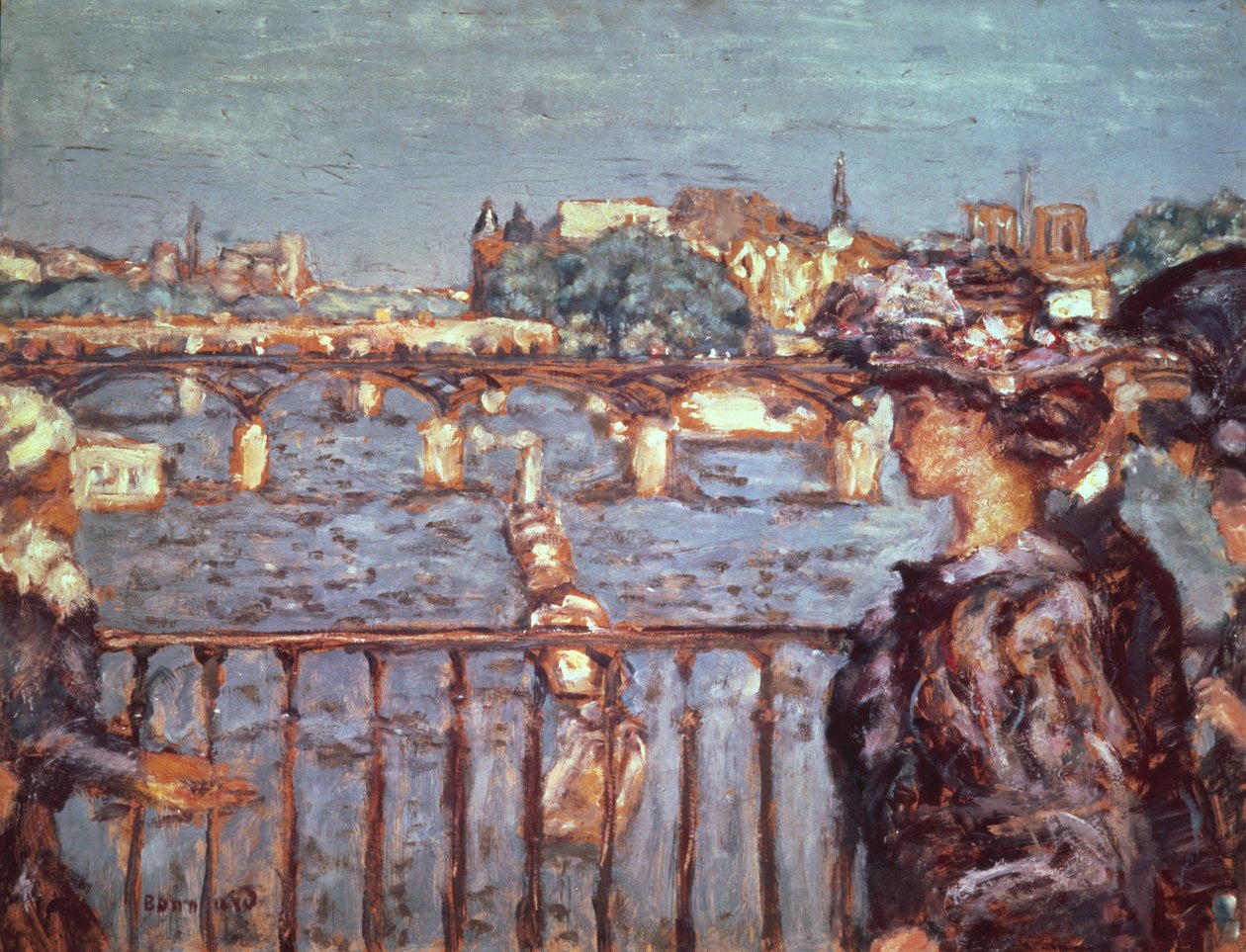 Il Pont des Arts, c.1905 da Pierre Bonnard