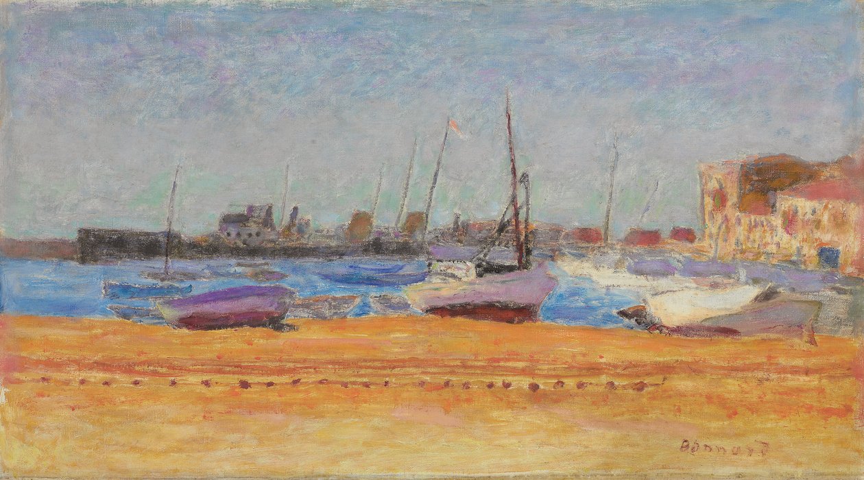 Il porto di Cannes, c.1924 da Pierre Bonnard