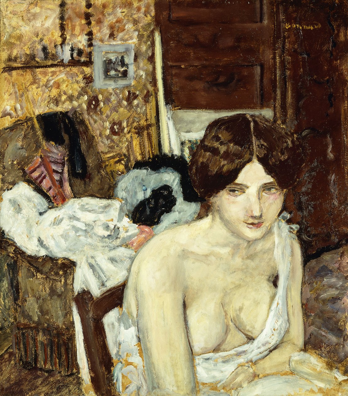 Il modello a riposo (c.1910) da Pierre Bonnard