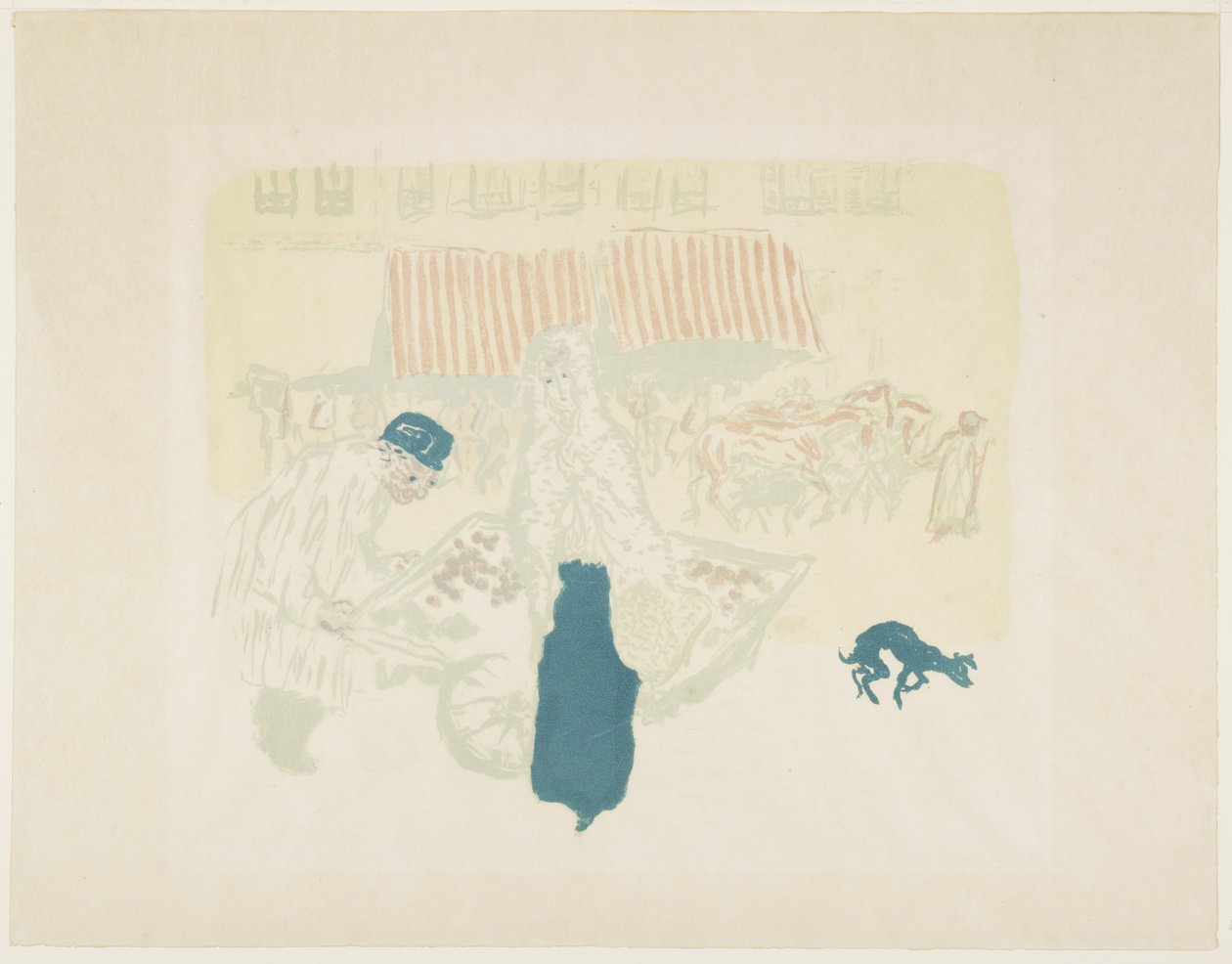 Il venditore di verdure, c. 1897 (pubblicato 1899) da Pierre Bonnard