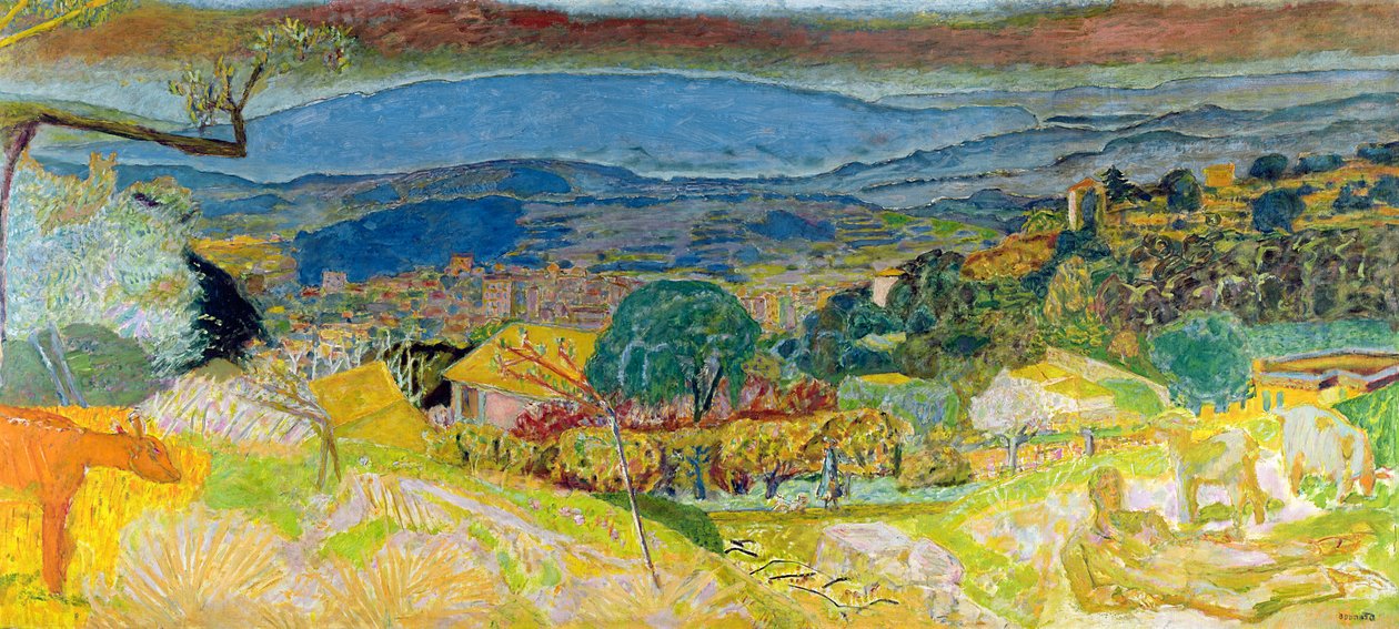 Veduta di Le Cannet, 1928 da Pierre Bonnard