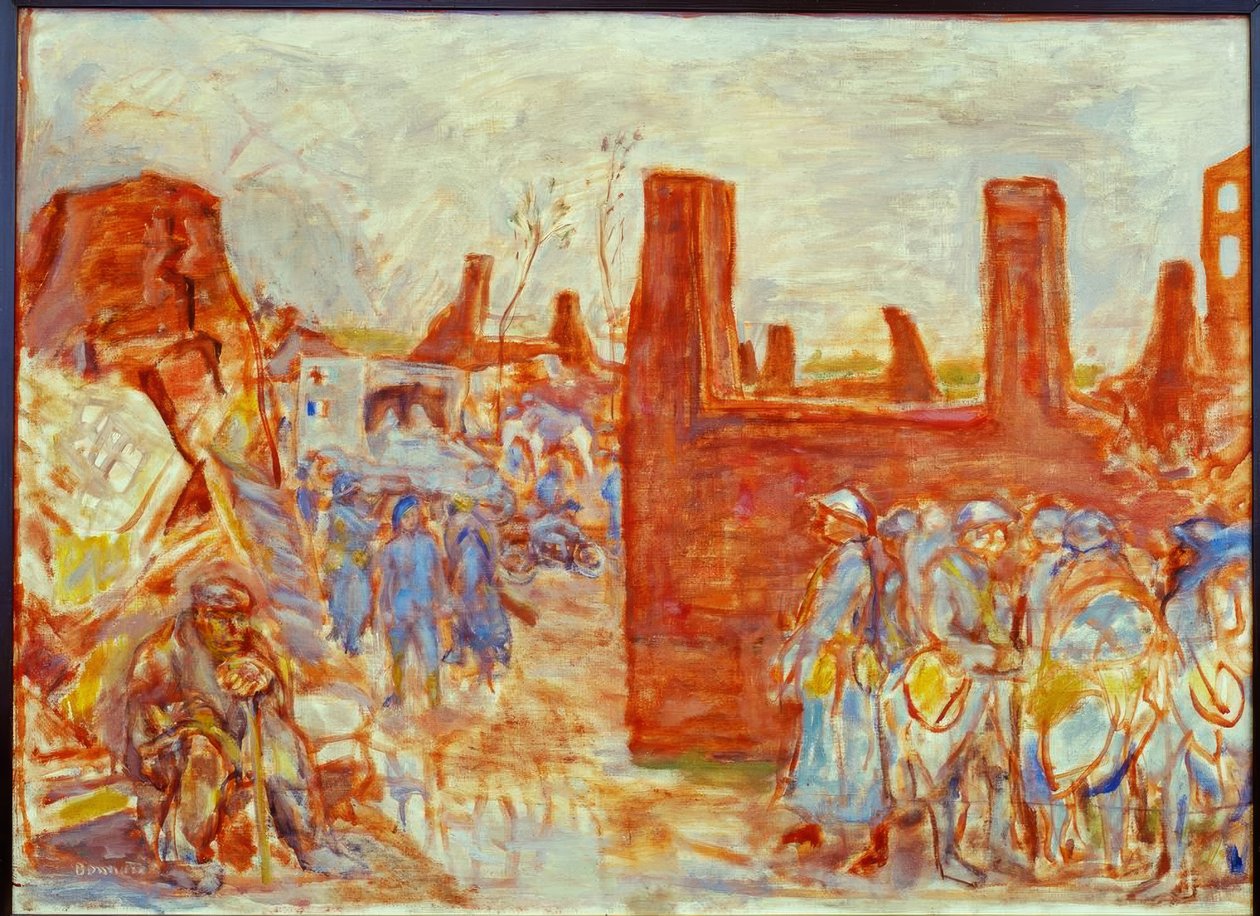 Villaggio in rovina nei dintorni di Ham da Pierre Bonnard