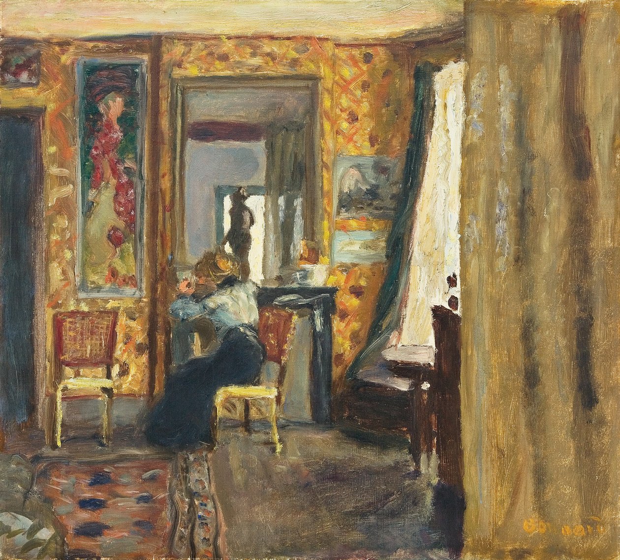 Donna in un interno, c.1908 da Pierre Bonnard