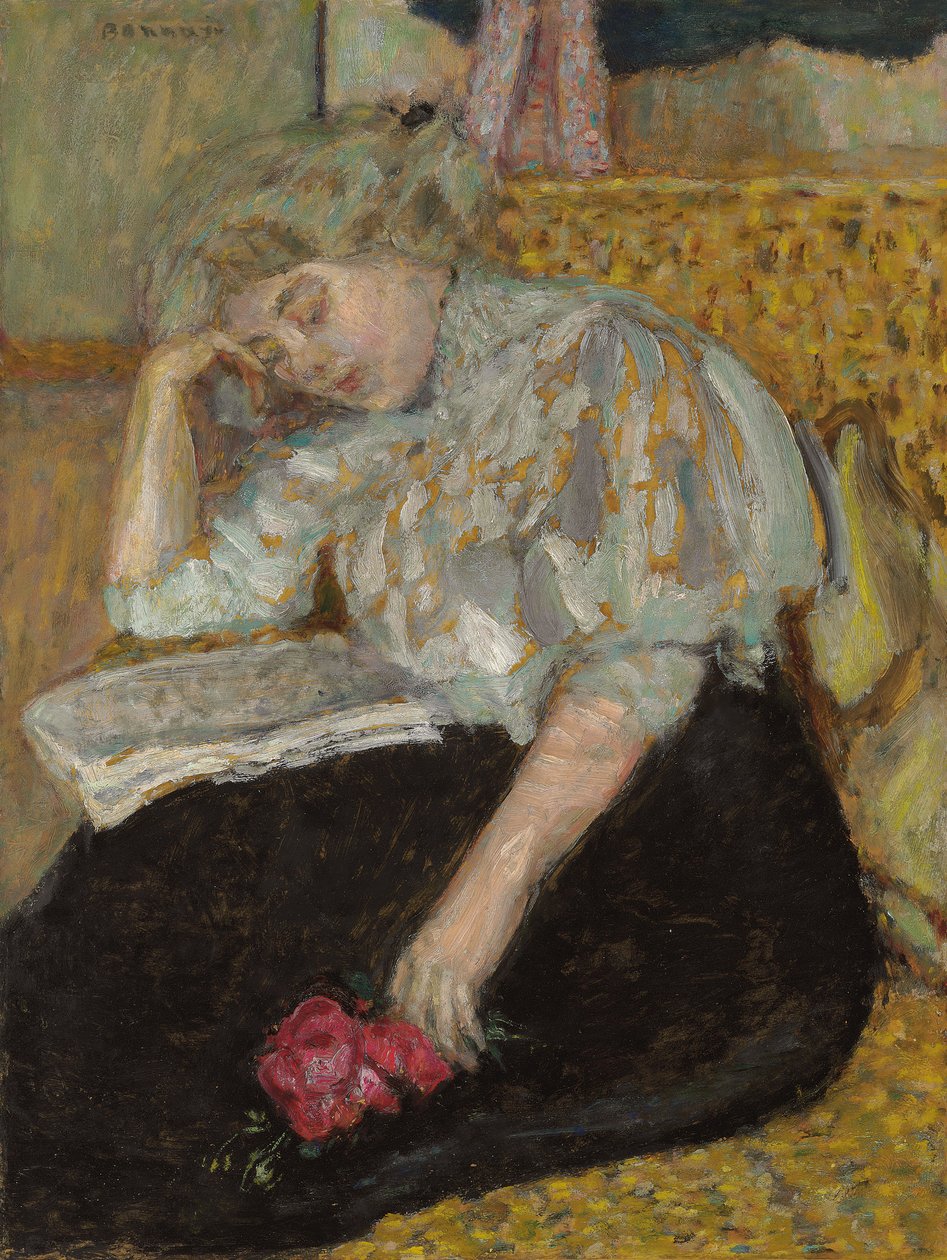 Donna con Rosa; Femme à la rose da Pierre Bonnard