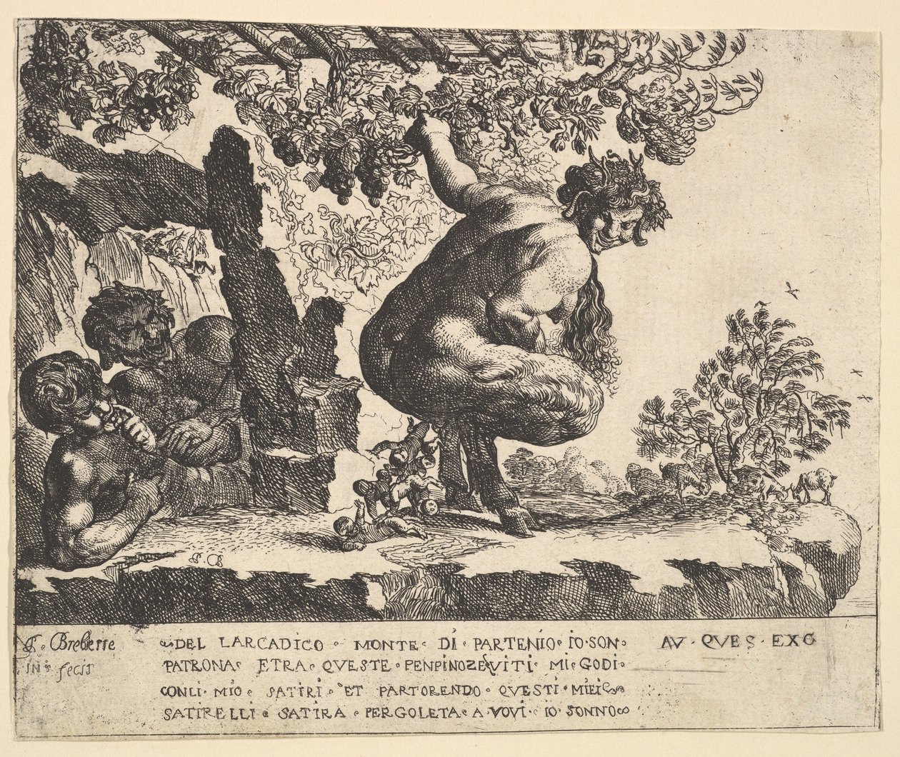 Nascita dei satiri da Pierre Brebiette