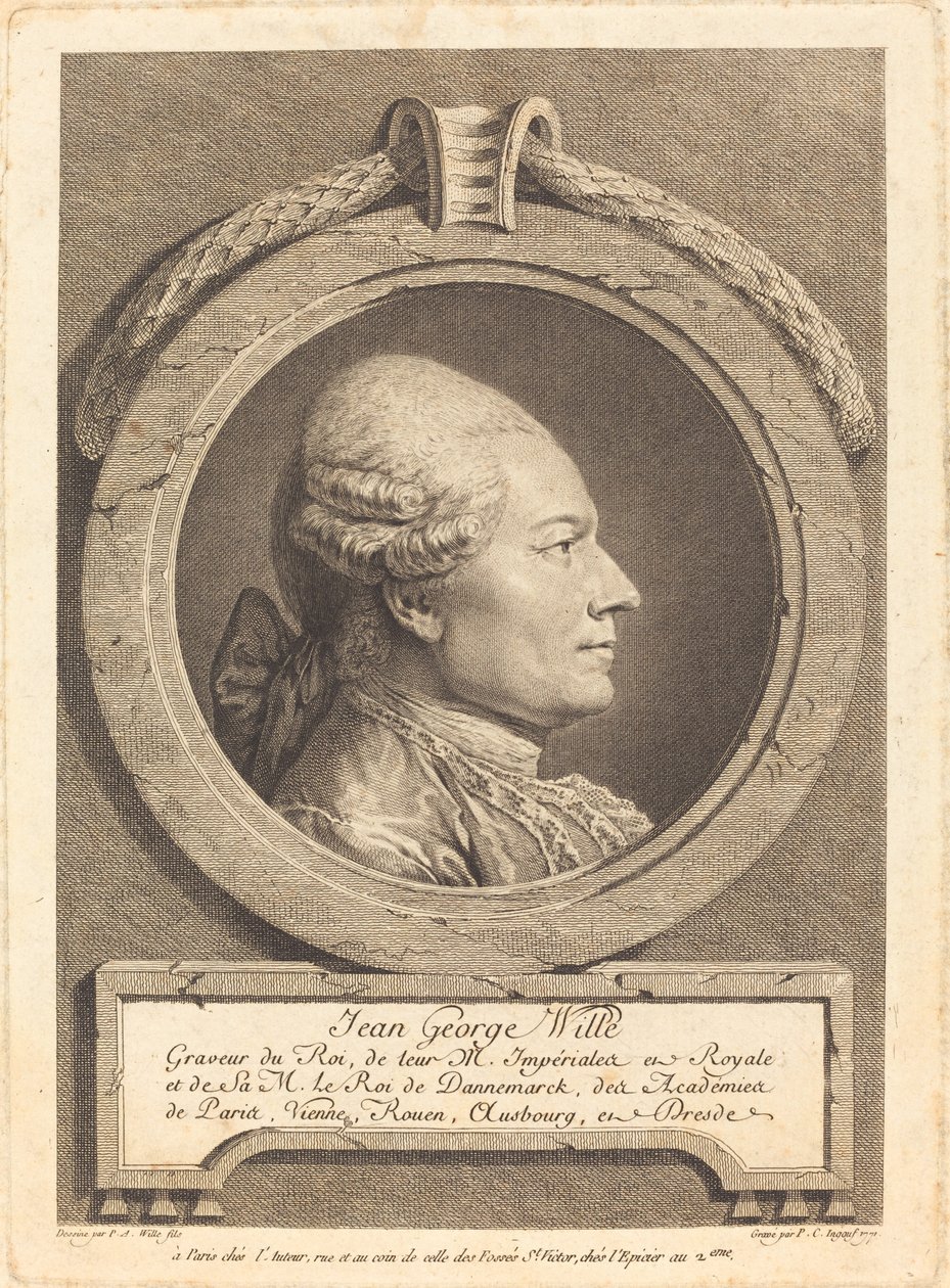 Jean George Wille da Pierre Charles Ingouf after Pierre Alexandre Wille