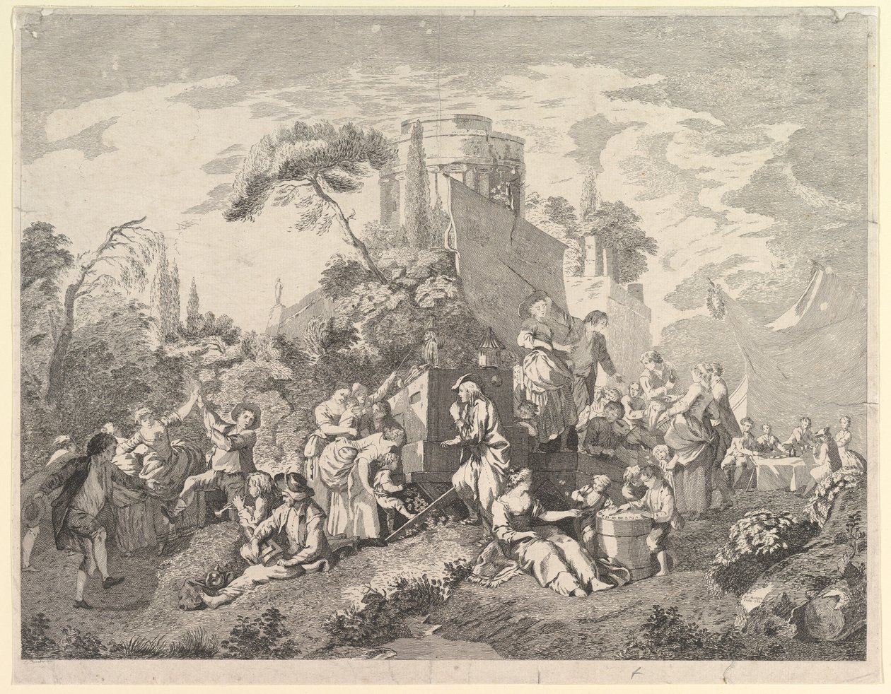 Fiera di campagna da Pierre Charles Levesque