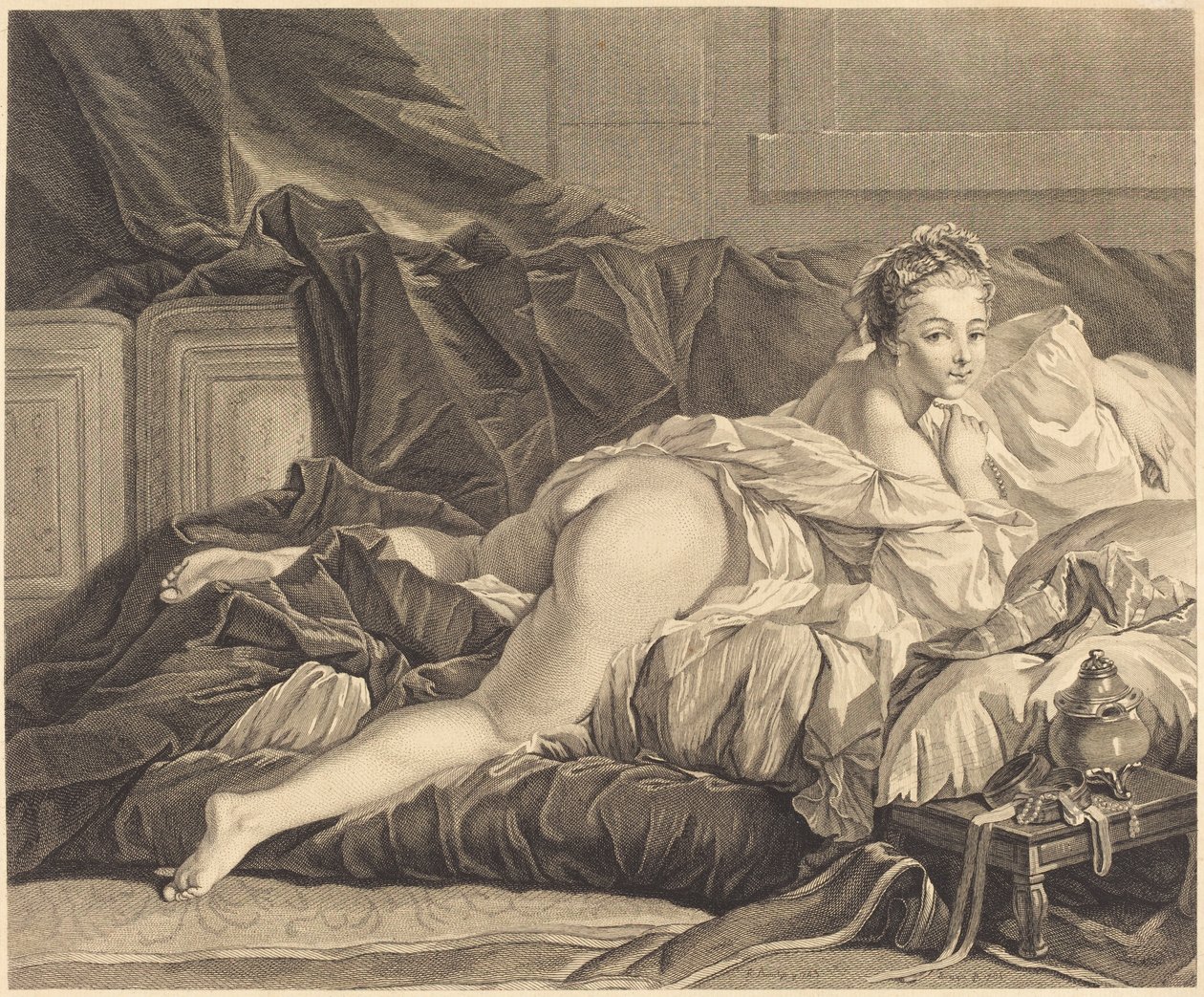 Il risveglio da Pierre Charles Levesque after François Boucher