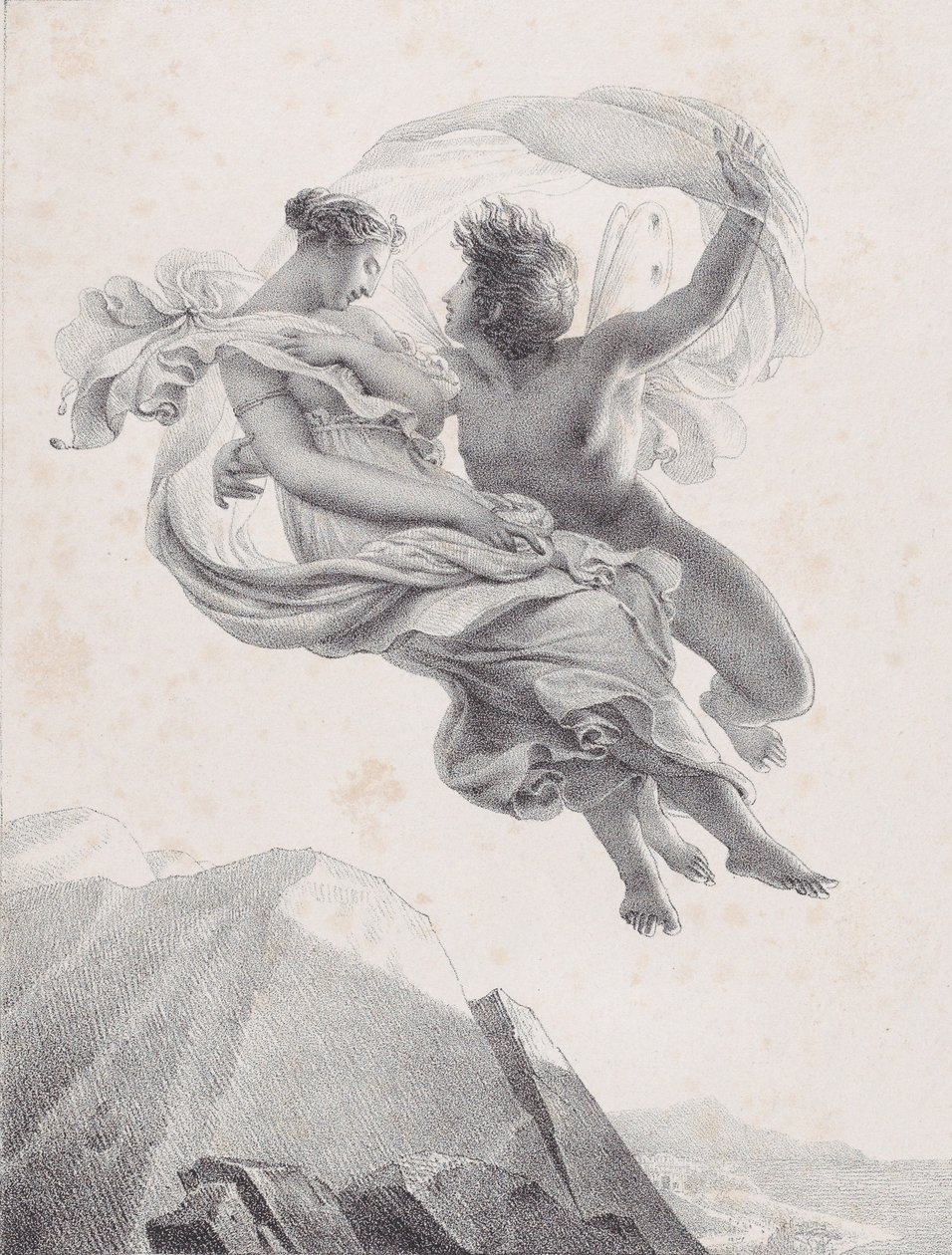 Zephyr e Psiche da Pierre Claude François Delorme