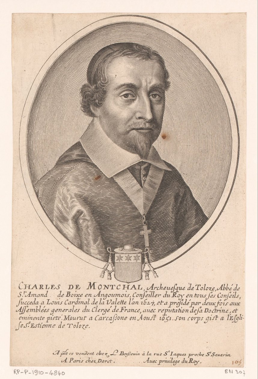 Ritratto di Charles de Montchal da Pierre Daret