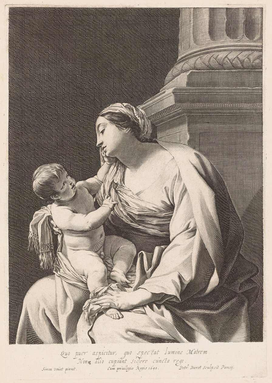 Madonna col Bambino da Pierre Daret
