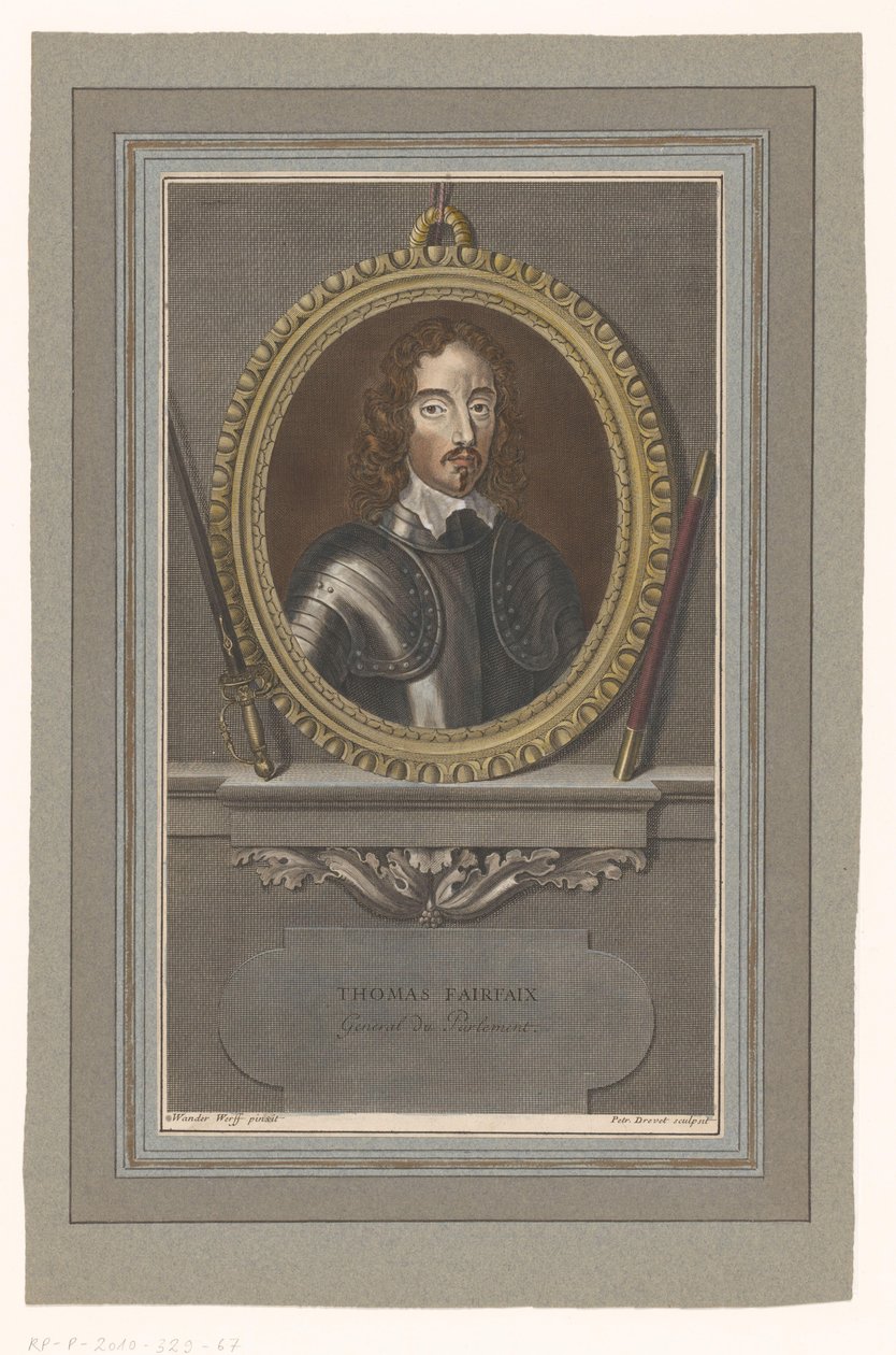 Ritratto di Thomas Fairfax da Pierre Drevet