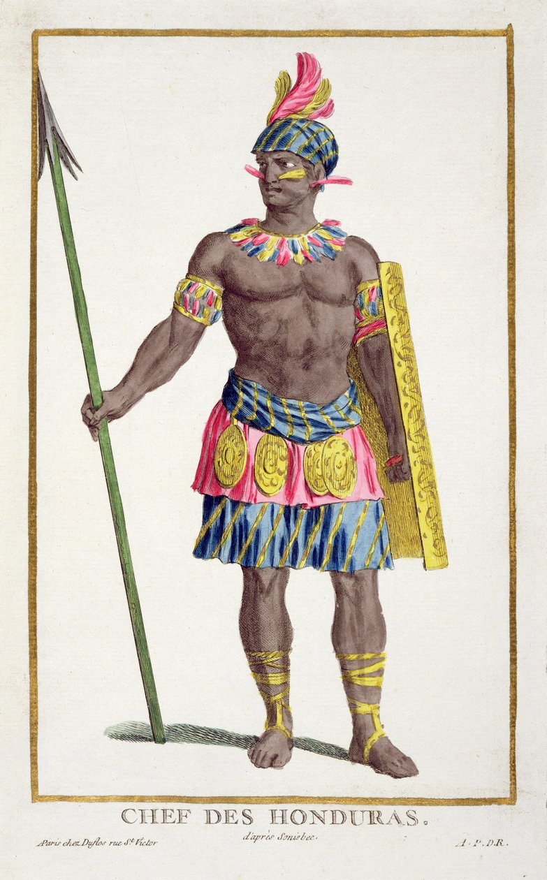 Capo degli Honduregni, 1780 da Pierre Duflos