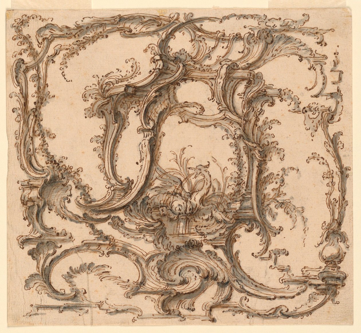 Disegno, composizione di ornamenti, 1745 ca. da Pierre Edme Babel