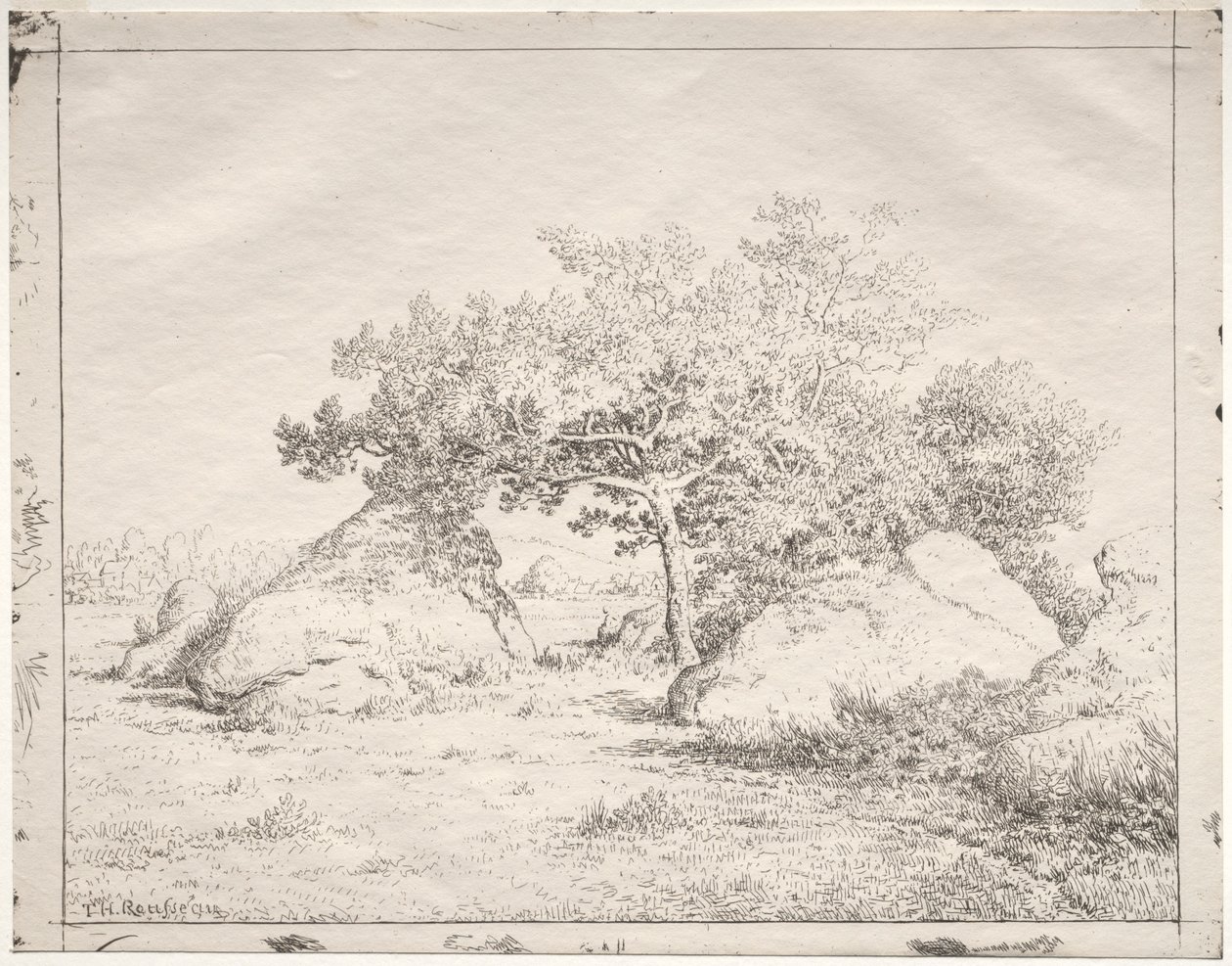 Ciliegio a Blau da Pierre Etienne Theodore Rousseau