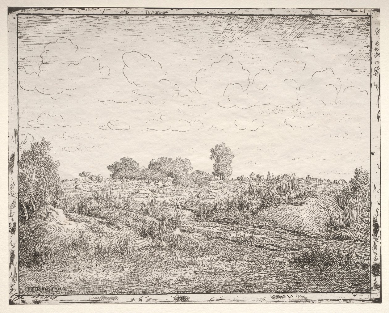 La Plaine de la Plante à Biau da Pierre Etienne Theodore Rousseau